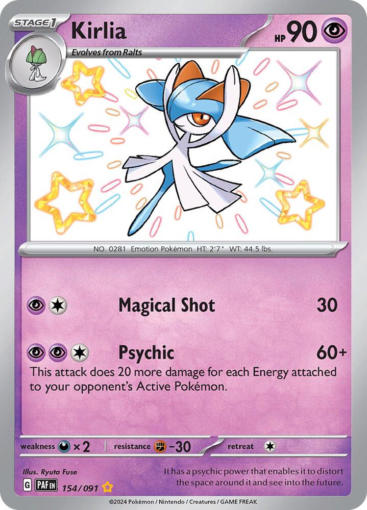 Kirlia #154 - Paldean Fates