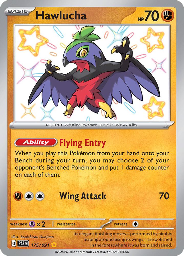 Hawlucha #175 - Paldean Fates