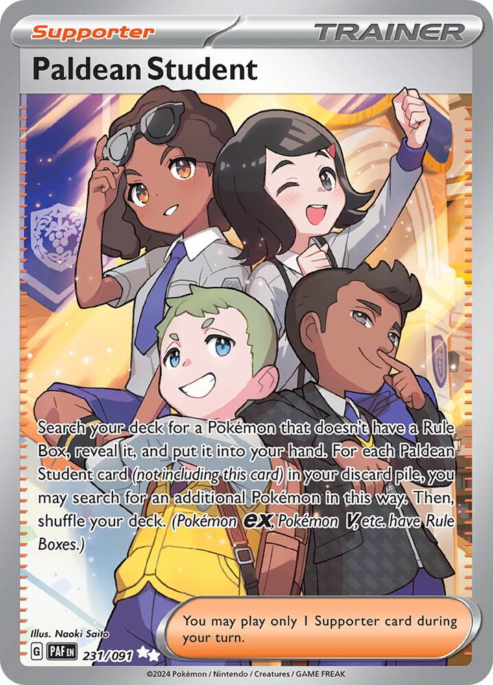 Paldean Student #231 - Paldean Fates