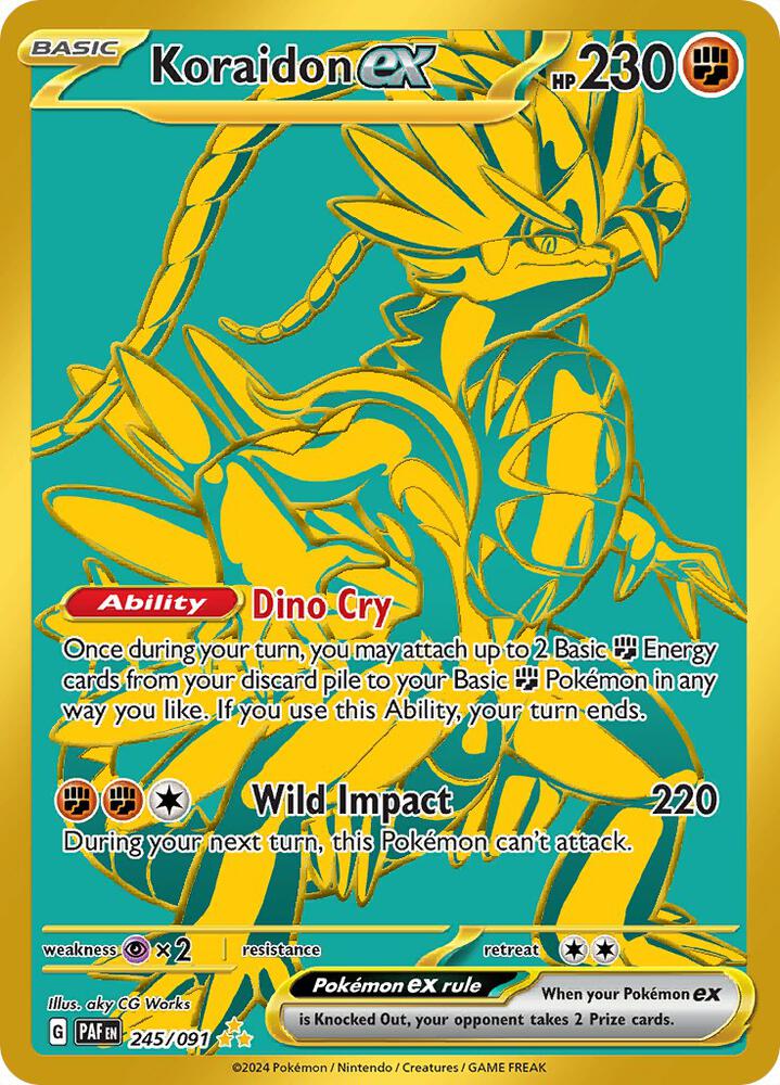 Koraidon ex #245 - Paldean Fates