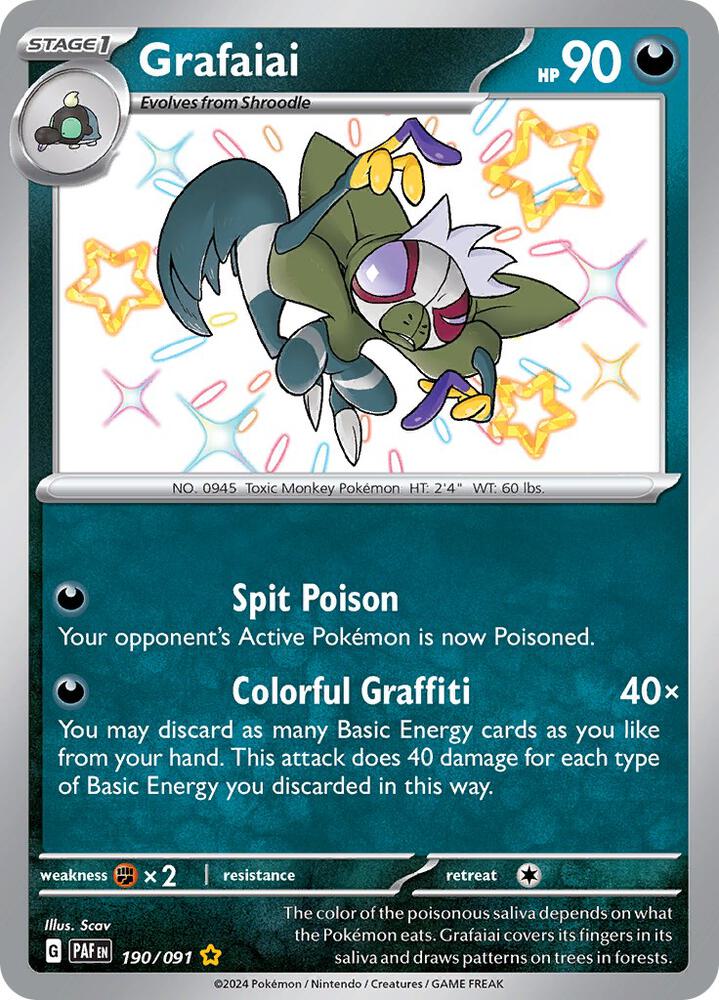 Grafaiai #190 - Paldean Fates
