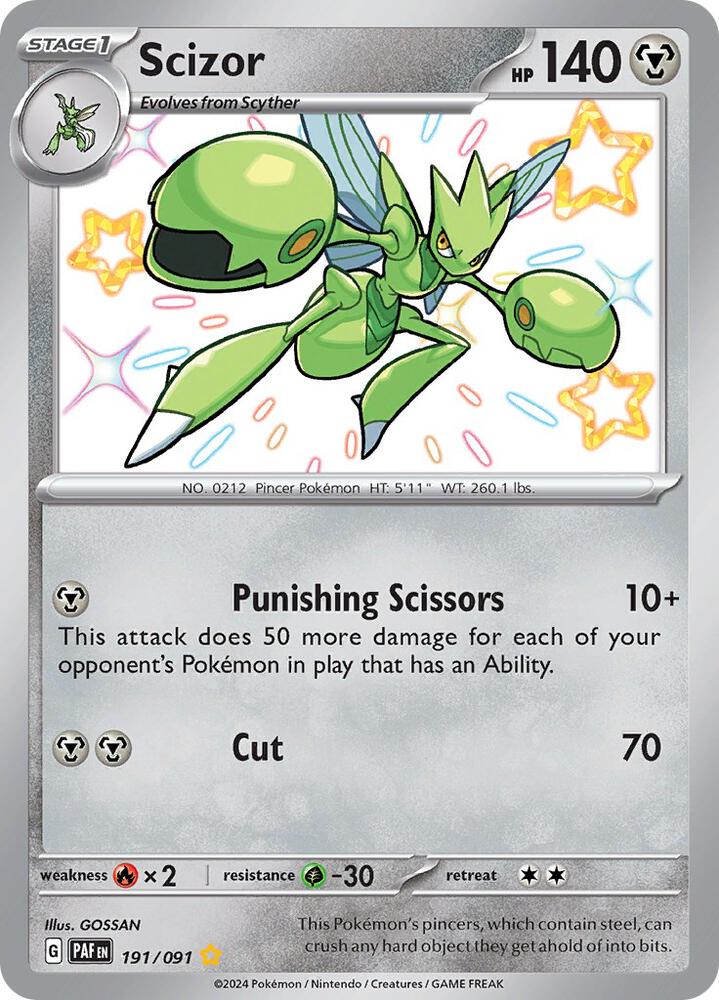 Scizor #191 - Paldean Fates