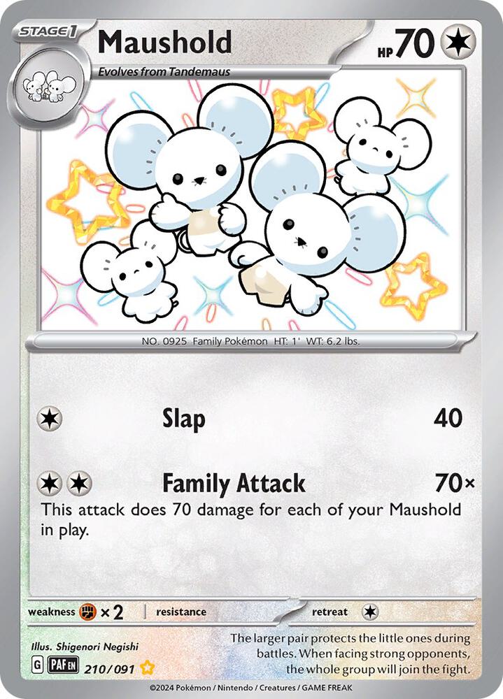 Maushold #210 - Paldean Fates