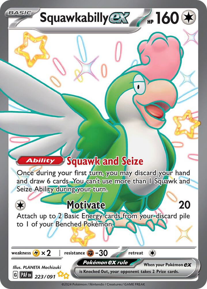 Squawkabilly ex #223 - Paldean Fates