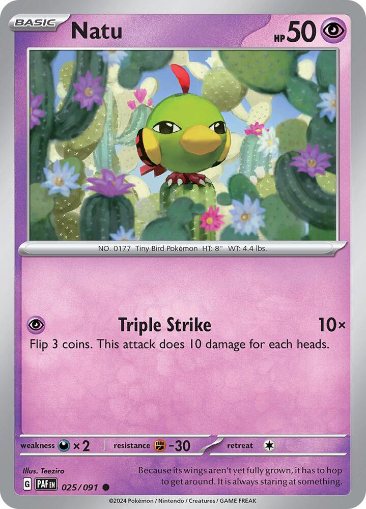 Natu #25 - Paldean Fates