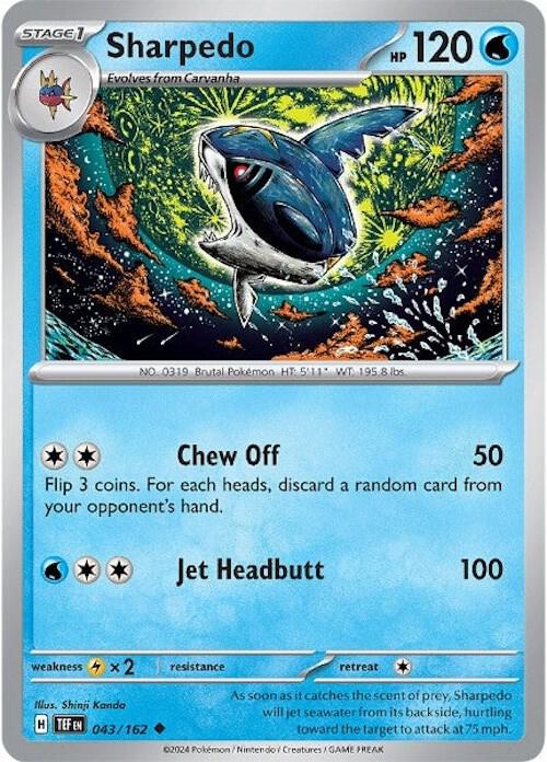 Sharpedo #43 - Temporal Forces