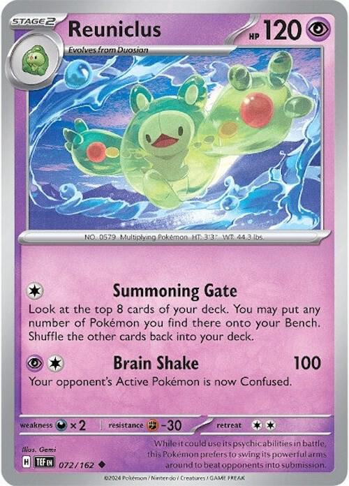 Reuniclus #72 - Temporal Forces