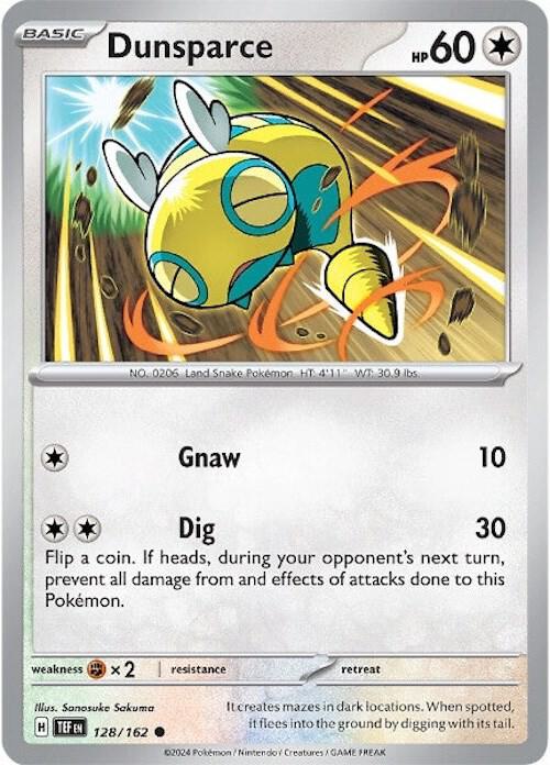 Dunsparce #128 - Temporal Forces