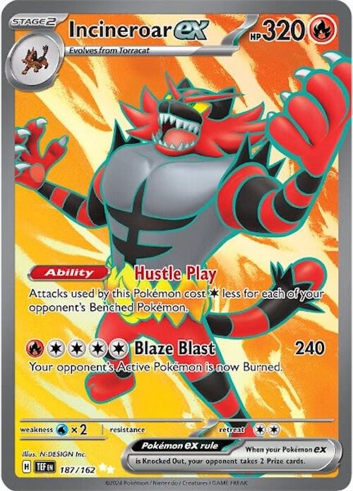 Incineroar ex #187 - Temporal Forces