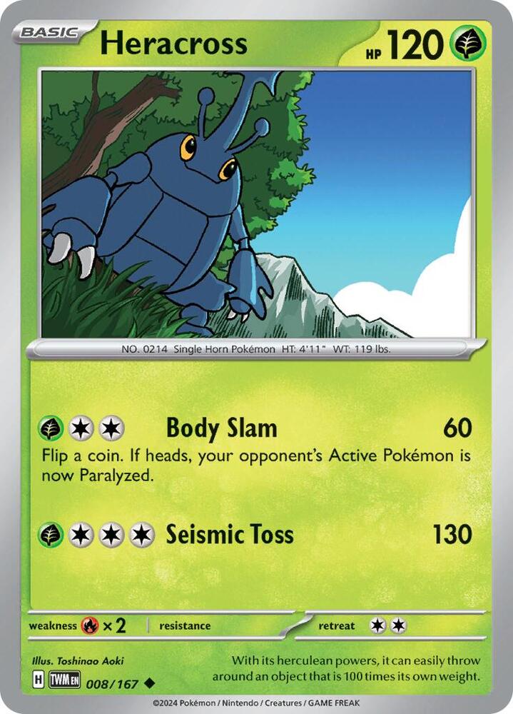 Heracross #8 - Twilight Masquerade