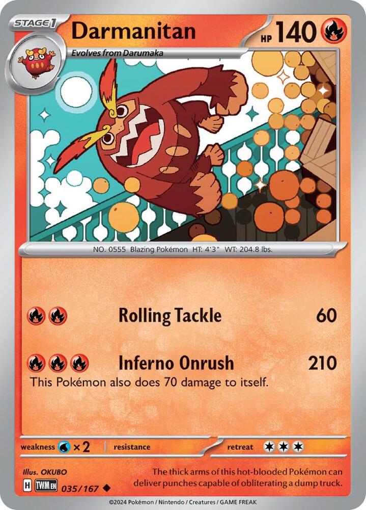 Darmanitan #35 - Twilight Masquerade