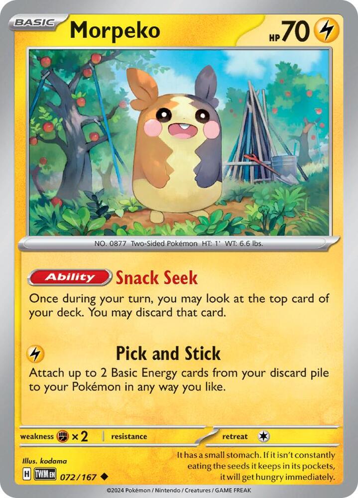 Morpeko #72 - Twilight Masquerade