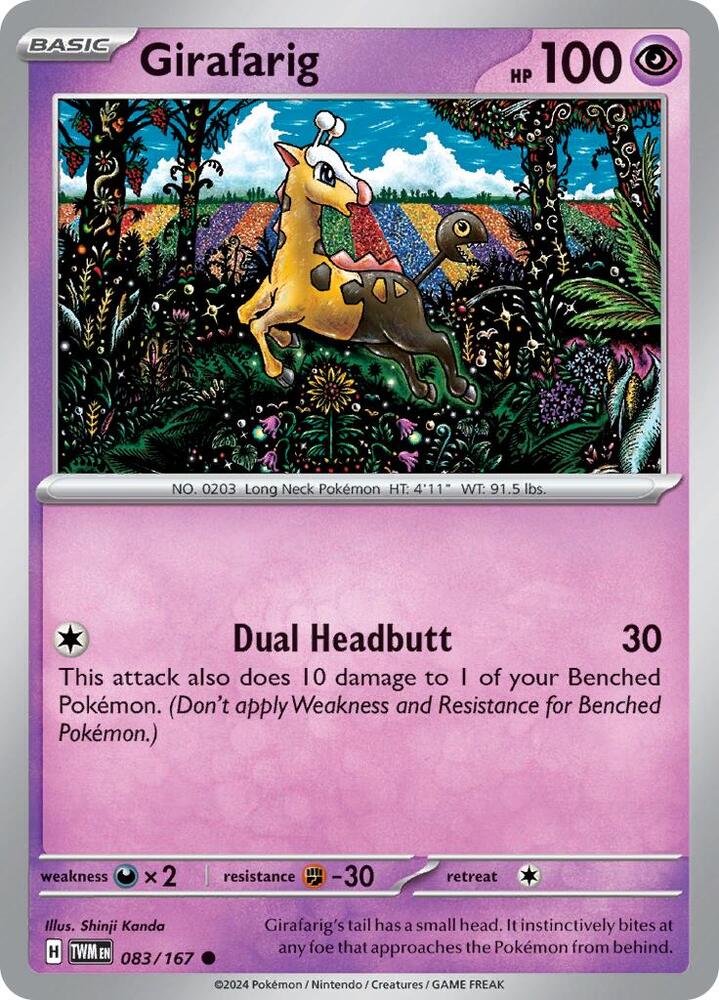 Girafarig #83 - Twilight Masquerade