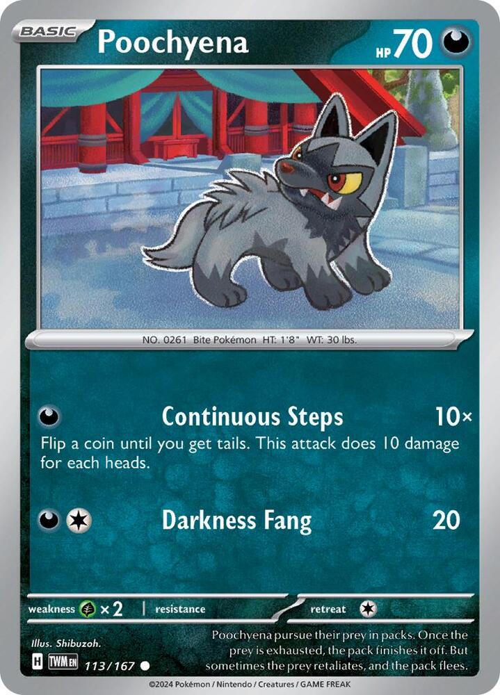 Poochyena #113 - Twilight Masquerade
