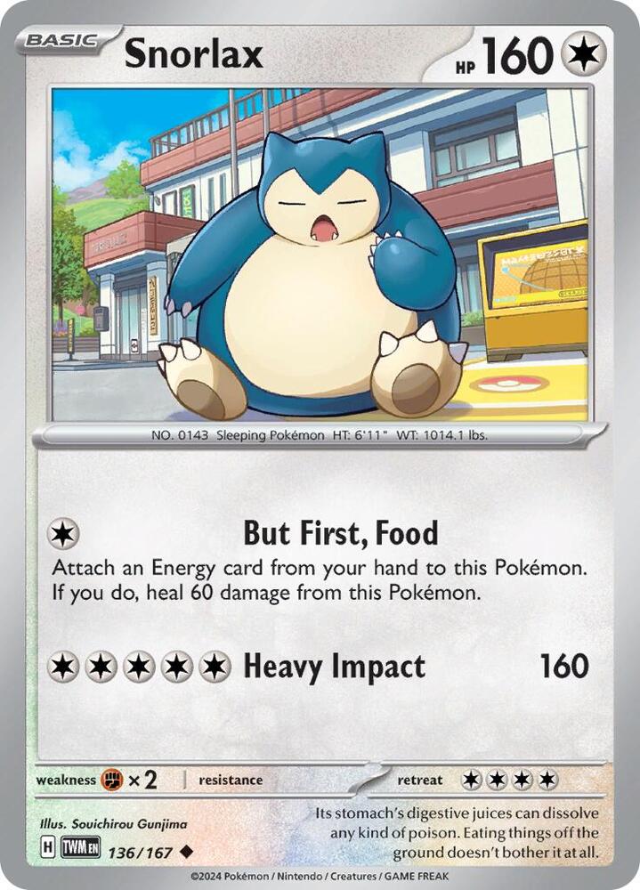 Snorlax #136 - Twilight Masquerade