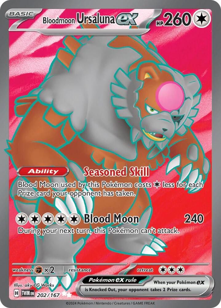 Bloodmoon Ursaluna ex #202 - Twilight Masquerade
