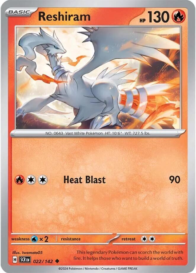 Reshiram #22 - Stellar Crown