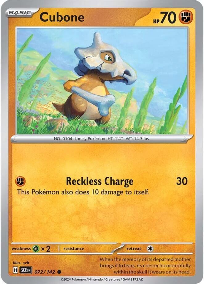 Cubone #72 - Stellar Crown