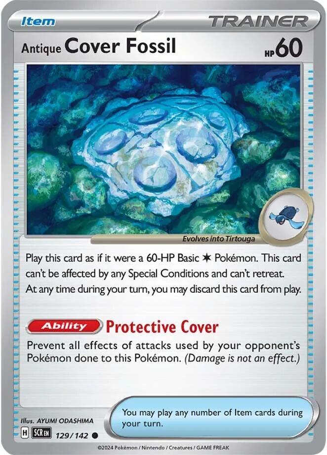 Antique Cover Fossil #129 - Stellar Crown