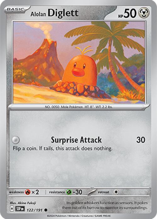 Alolan Diglett #122 - Surging Sparks
