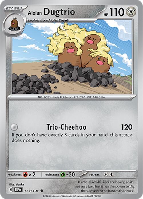 Alolan Dugtrio #123 - Surging Sparks