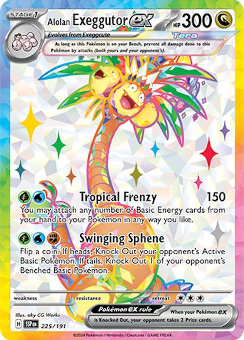 Alolan Exeggutor ex #225 - Surging Sparks