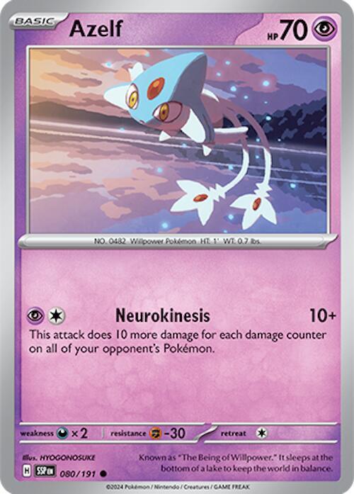 Azelf #80 - Surging Sparks