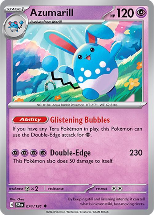 Azumarill #74 - Surging Sparks