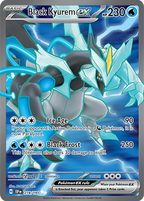 Black Kyurem ex #218 - Surging Sparks
