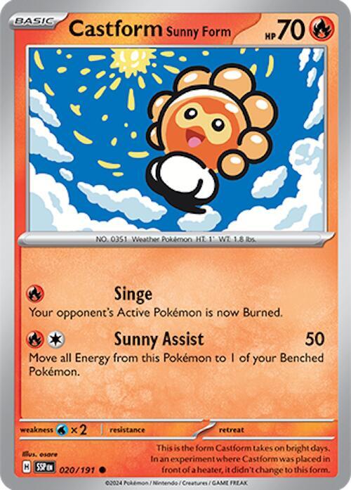 Castform Sunny Form #20 - Surging Sparks