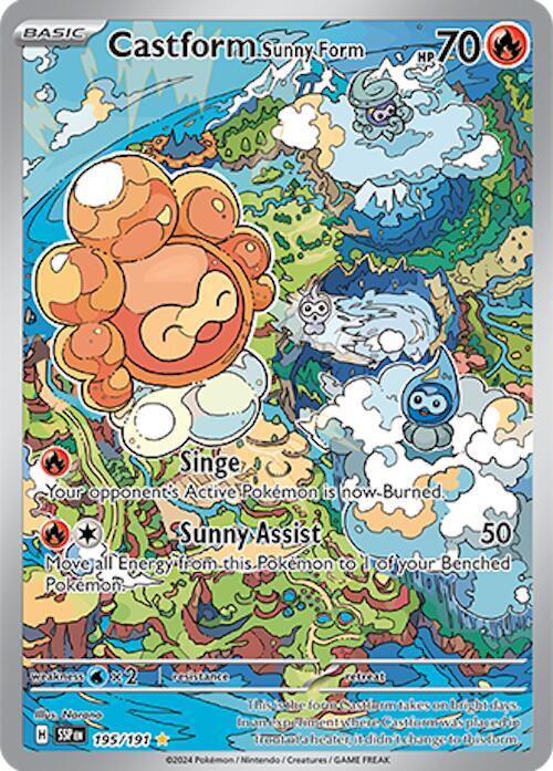 Castform Sunny Form #195 - Surging Sparks