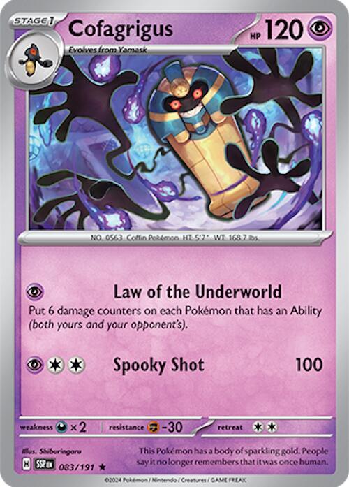 Cofagrigus #83 - Surging Sparks