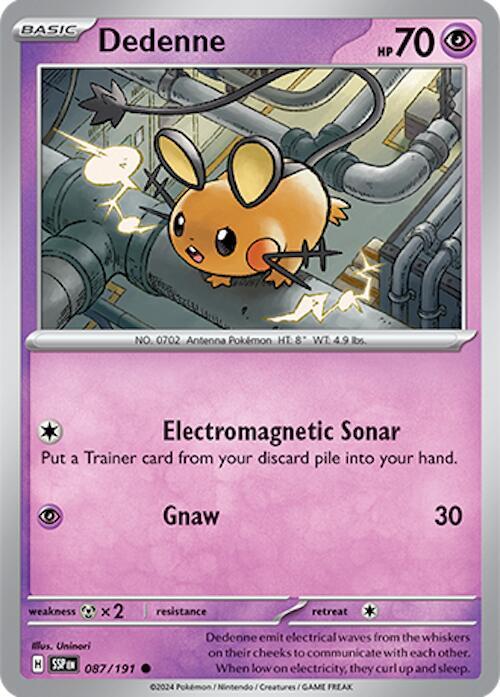 Dedenne #87 - Surging Sparks