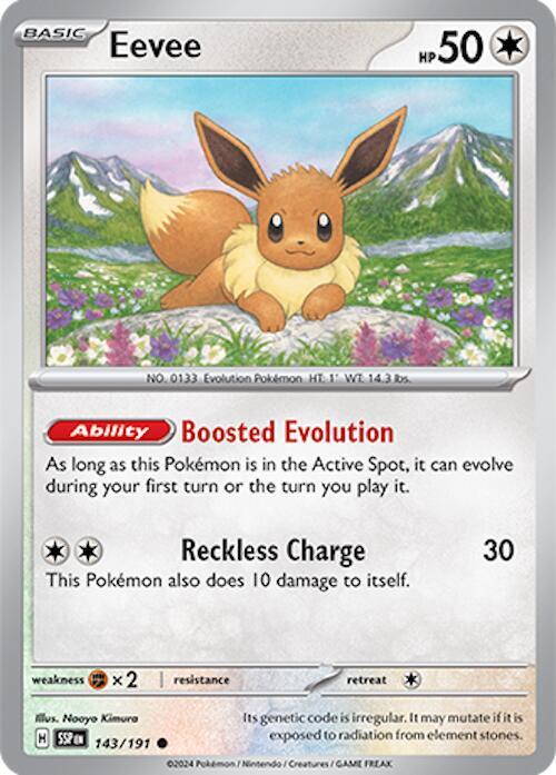 Eevee #143 - Surging Sparks