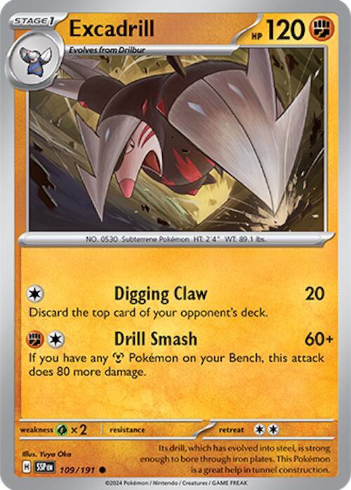 Excadrill #109 - Surging Sparks