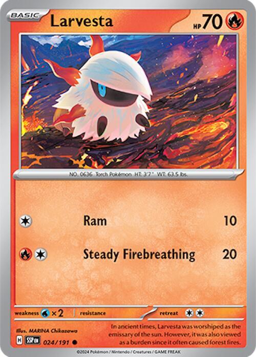 Larvesta #24 - Surging Sparks
