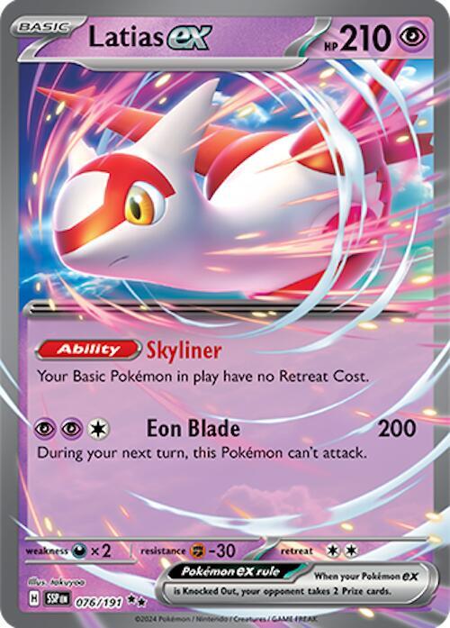 Latias ex #76 - Surging Sparks