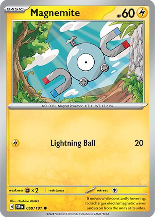 Magnemite #58 - Surging Sparks