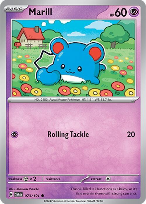 Marill #73 - Surging Sparks