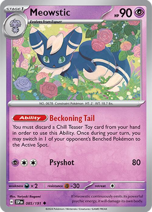 Meowstic #85 - Surging Sparks