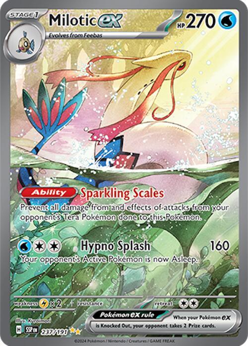 Milotic ex #237 - Surging Sparks