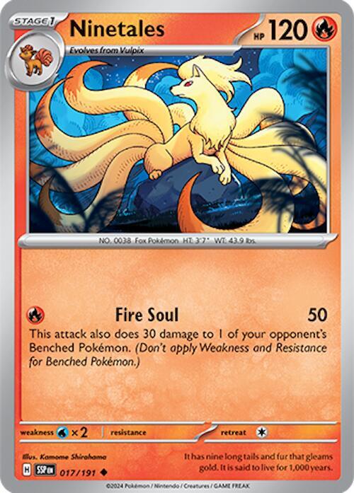 Ninetales #17 - Surging Sparks