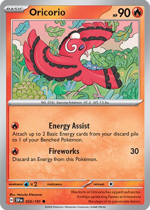 Oricorio #26 - Surging Sparks