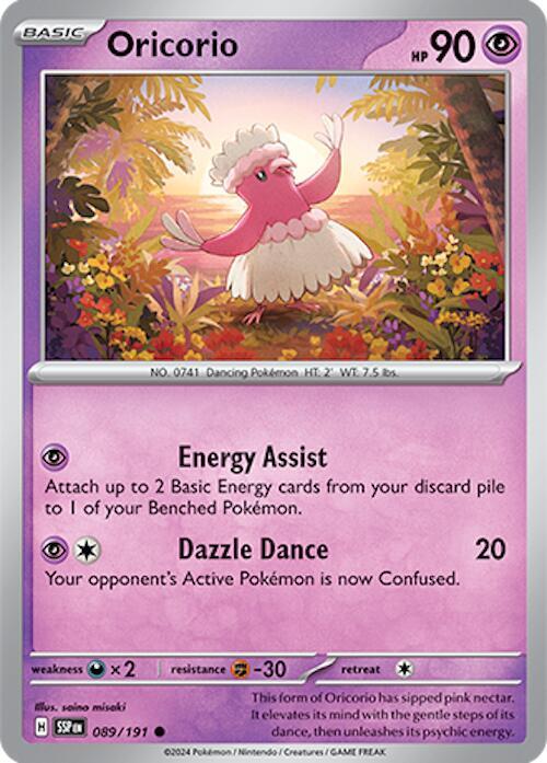 Oricorio #89 - Surging Sparks