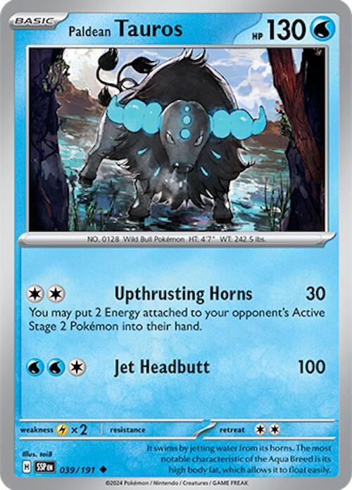Paldean Tauros #39 - Surging Sparks
