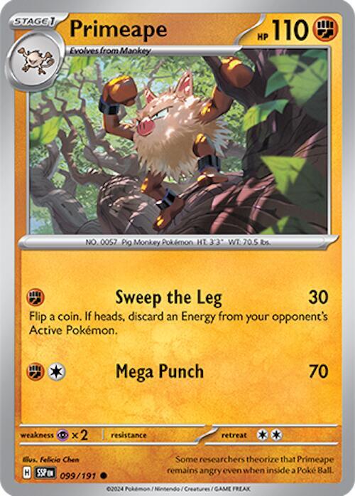 Primeape #99 - Surging Sparks