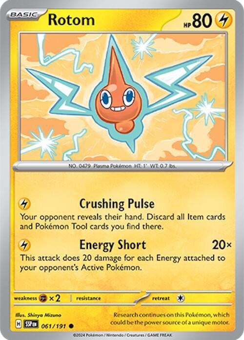 Rotom #61 - Surging Sparks
