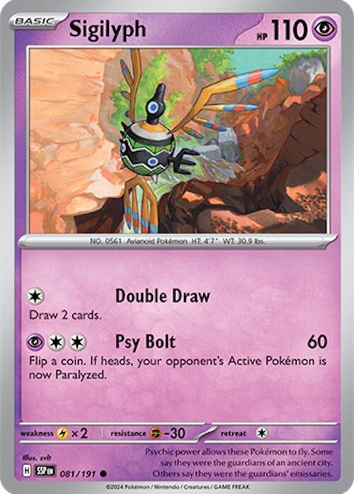 Sigilyph #81 - Surging Sparks