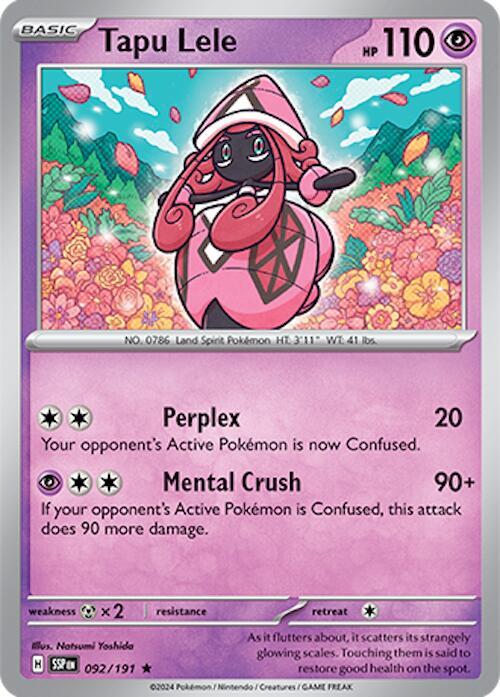 Tapu Lele #92 - Surging Sparks