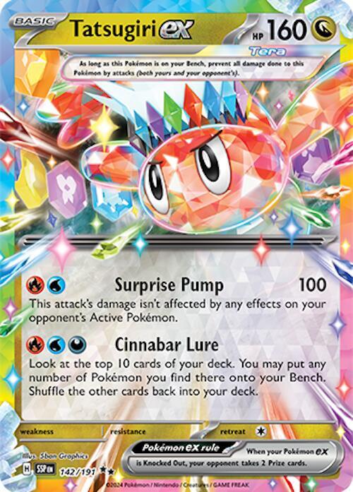 Tatsugiri ex #142 - Surging Sparks